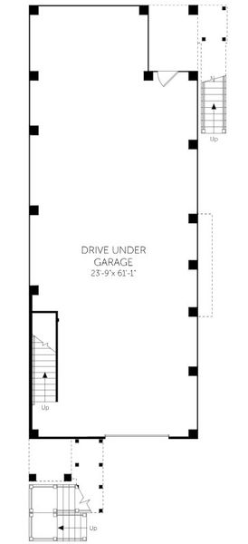 2D floor plan layout for the Montgomery - Single Family Homes by Dream Finders Homes in Heron Preserve, Hanahan, SC (Image 3).