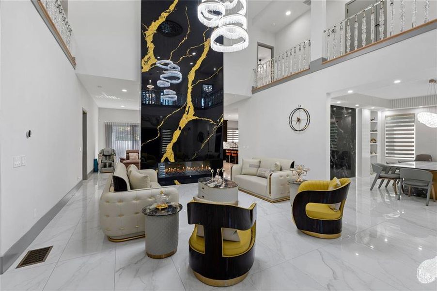 Furnished interior view inside a new home in , Stone Mountain (Image 48).