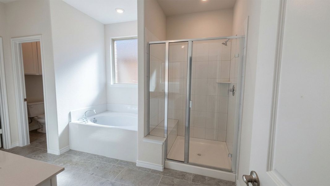 Furnished interior view inside a new home in Lakewood Trails, Forney (Image 8).