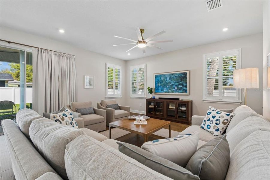 Furnished interior view inside a new home in , Tampa (Image 36).