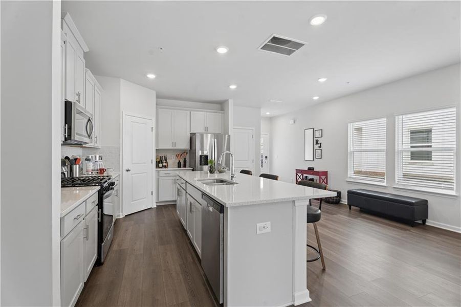 Furnished interior view inside a new home in , Smyrna (Image 22).