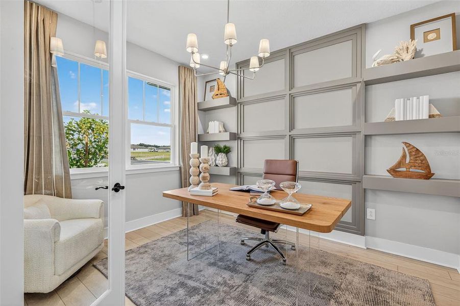 Furnished interior view inside a new home in Pasadena Ridge Master, Dade City (Image 7).