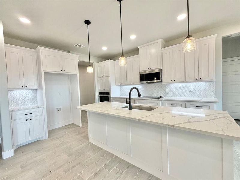 Furnished interior view inside a new home in , Weatherford (Image 4).
