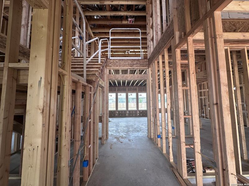 In-progress construction of a new home in Village at Three Oaks, Seguin, TX (Image 22). In-progress construction of a new home in Village at Three Oaks, Seguin, TX (Image 22).