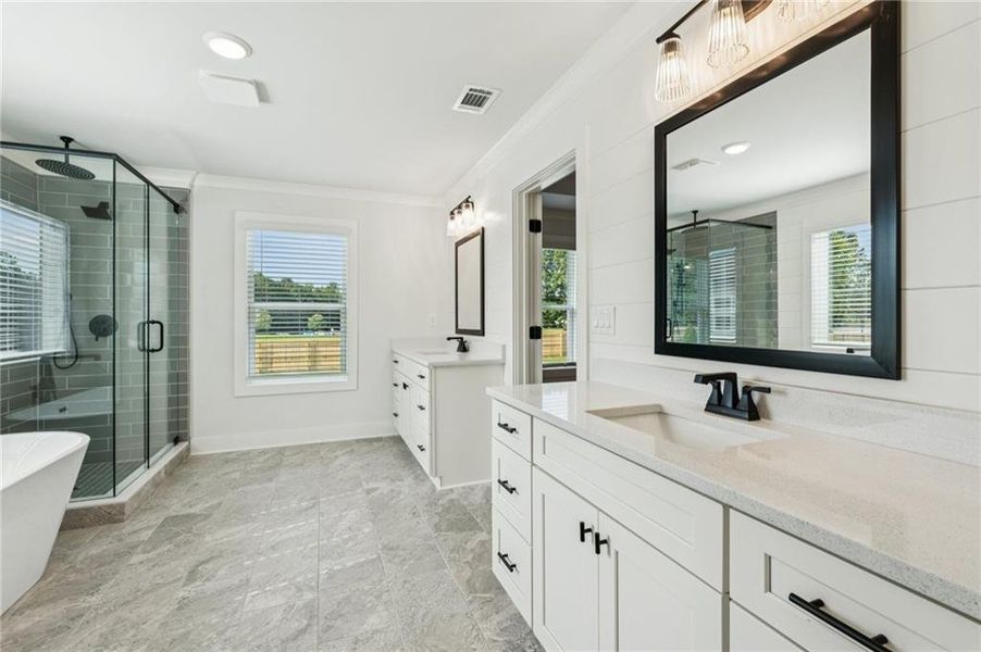Furnished interior view inside a new home in , Lawrenceville (Image 8). Furnished interior view inside a new home in , Lawrenceville (Image 8).