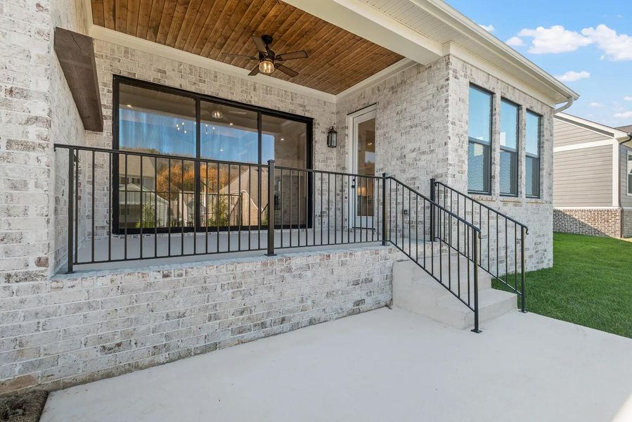 The Marshall C Outdoor Living Area