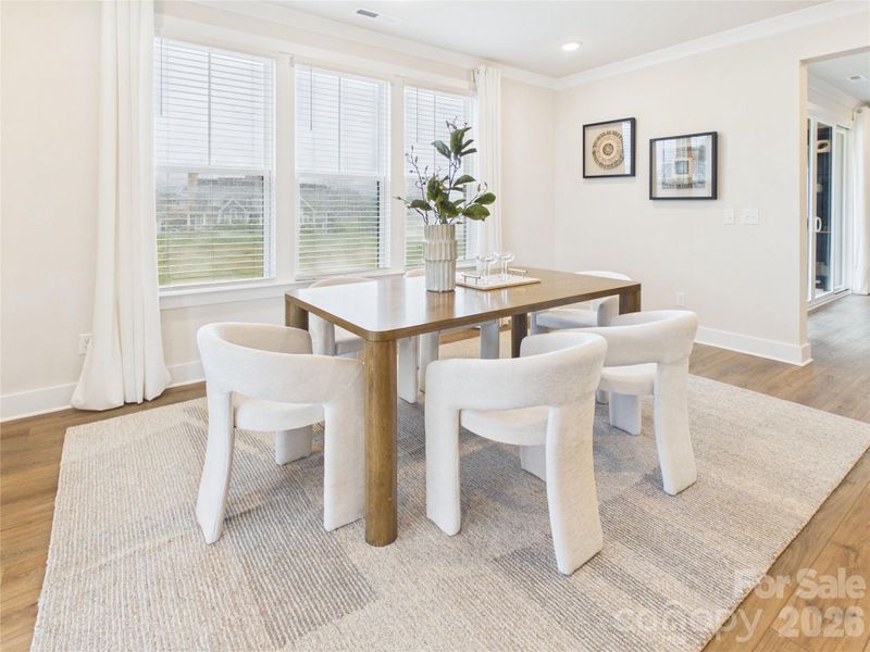 Furnished interior view inside a new home in , Mooresville (Image 6).