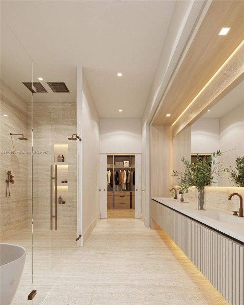 Furnished interior view inside a new home in , Pinecrest (Image 9).