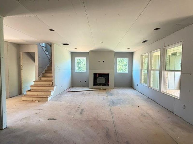 In-progress construction of a new home in , Buford, GA (Image 8).