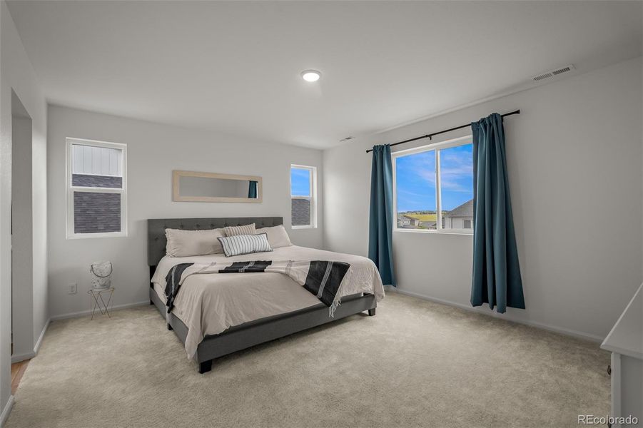 Furnished interior view inside a new home in , Colorado Springs (Image 35).