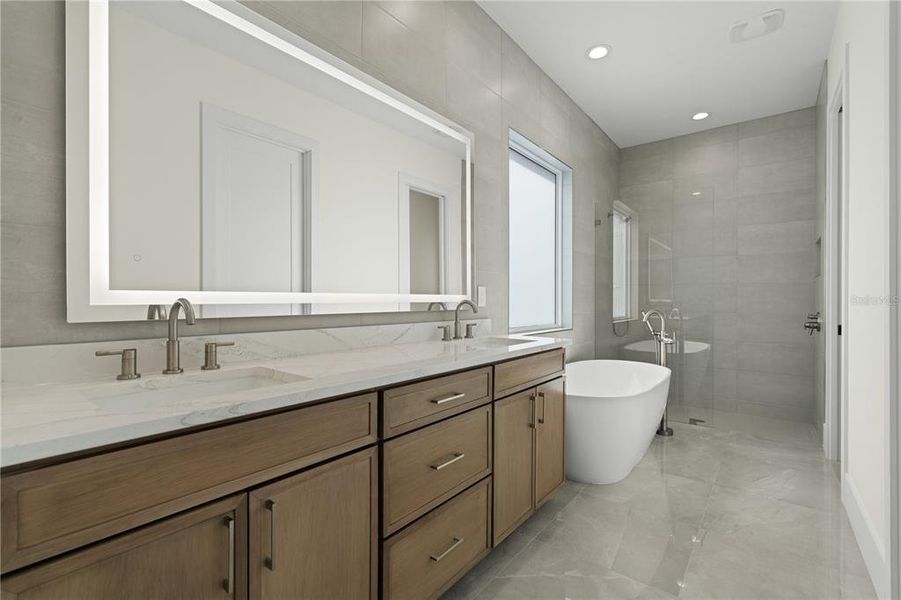 Furnished interior view inside a new home in , New Smyrna Beach (Image 9).