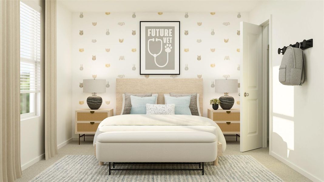 Furnished interior view inside a new home in Synova, Crosby (Image 7).