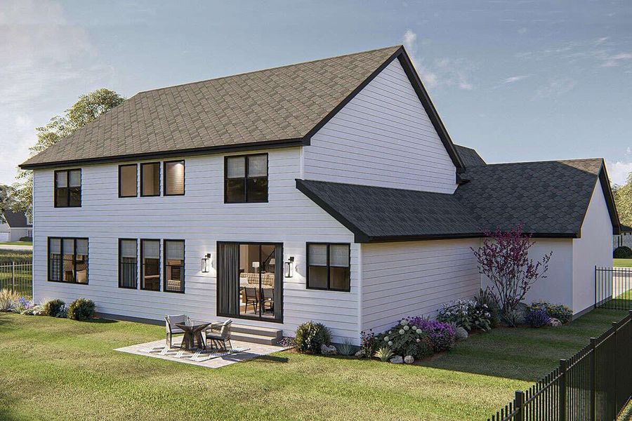 Exterior details and patio area of a home in , Tomball (Image 4).