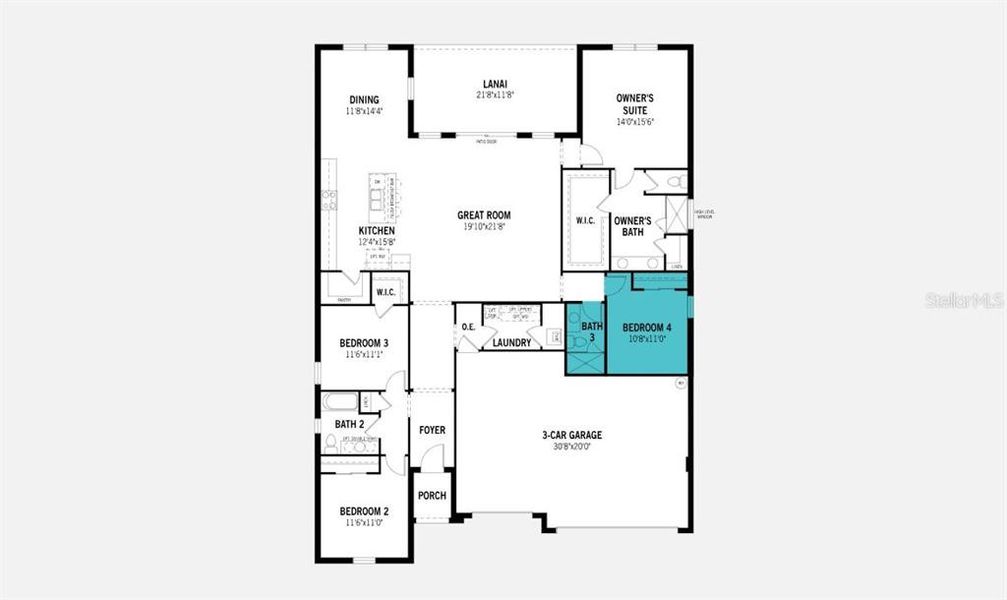 Glacier Bay Floorplan
