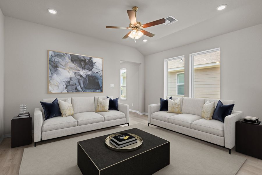 Furnished interior view inside a new home in Veranda, San Antonio (Image 4).