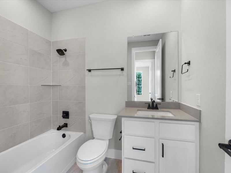 Furnished interior view inside a new home in Pecan Ridge, Fulshear (Image 9).
