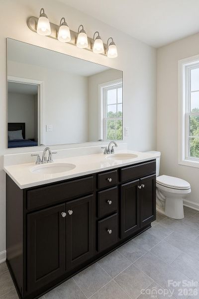 Furnished interior view inside a new home in Wilkerson Place, York (Image 18).