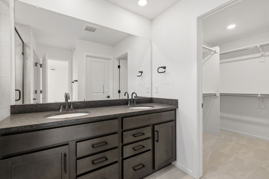 Furnished interior view inside a new home in Harvest Crossing, Aurora (Image 15).