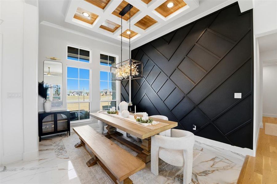 Furnished interior view inside a new home in , Rockwall (Image 31).