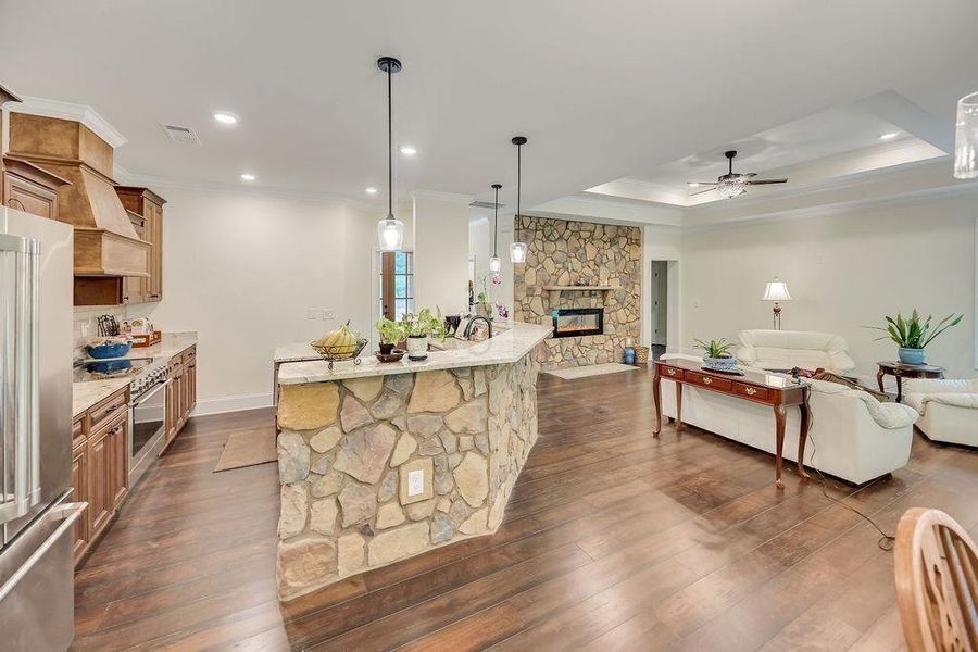 Furnished interior view inside a new home in , Canton (Image 14).