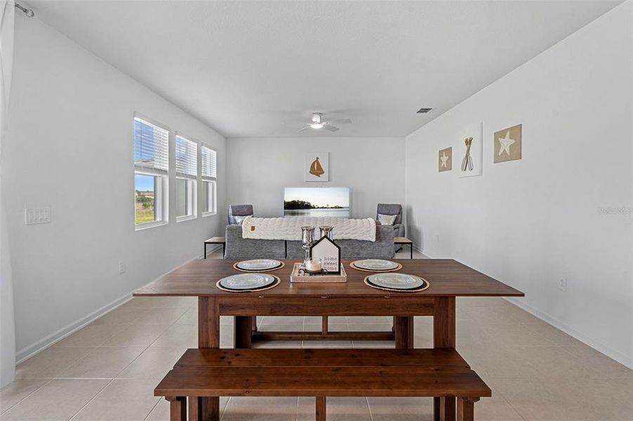 Furnished interior view inside a new home in Wellness Ridge, Clermont (Image 17).