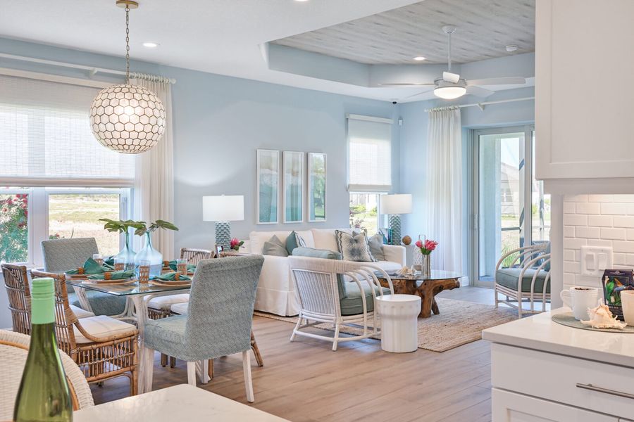Representative furnished interior of a home built from the Sandcastle 2 by Neal Communities in Palm Grove, Bradenton (Image 15).