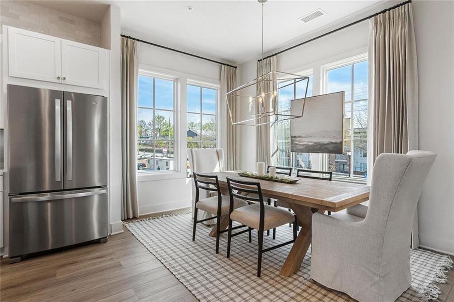 Furnished interior view inside a new home in , Atlanta (Image 7).