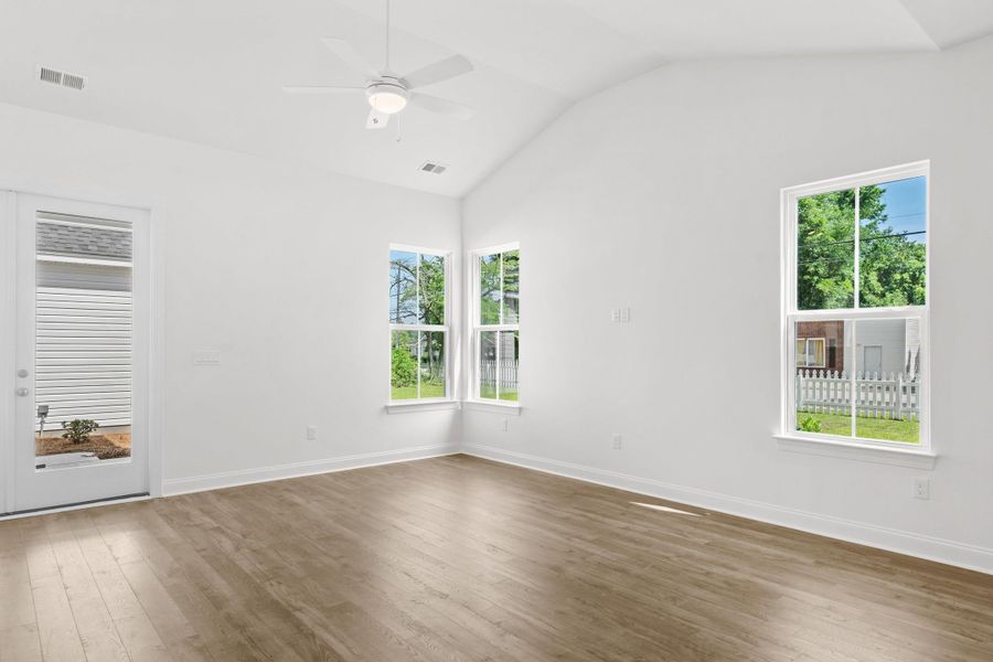 Spacious, unfurnished interior of a new home in Downtown Loris Homes, Loris (Image 33).