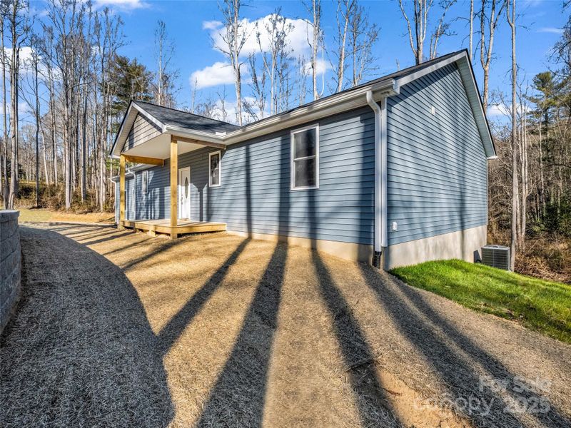 Exterior details and patio area of a home in , Flat Rock (Image 16). Exterior details and patio area of a home in , Flat Rock (Image 16).