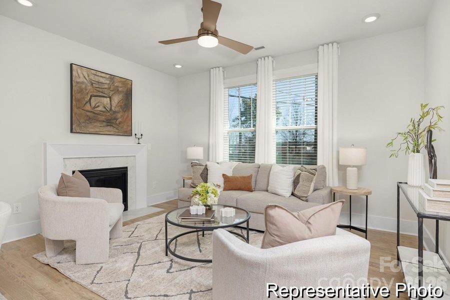 Furnished interior view inside a new home in Beaver Creek, Statesville (Image 10).