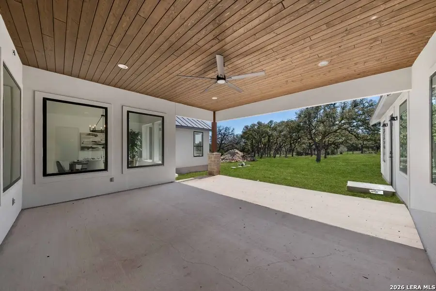 Exterior details and patio area of a home in , Bulverde (Image 3).