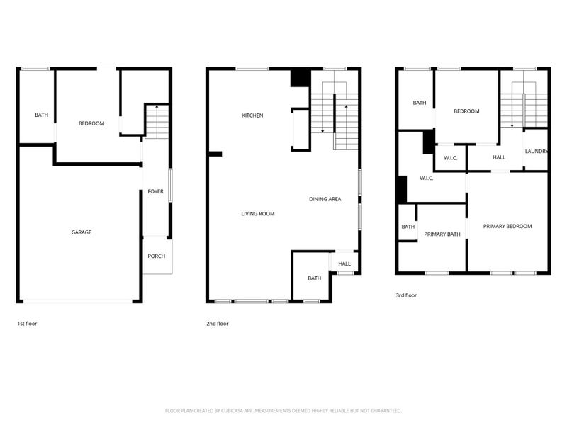 2D floor plan layout of this home in , Houston, TX (Image 3).