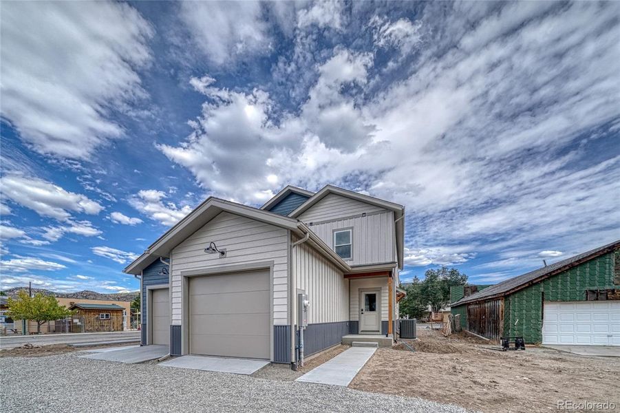 One car attached garage makes it super easy for cold and rainy days.