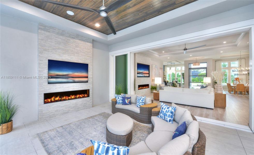 Furnished interior view inside a new home in Westlake Executive, Ormond Beach (Image 13).