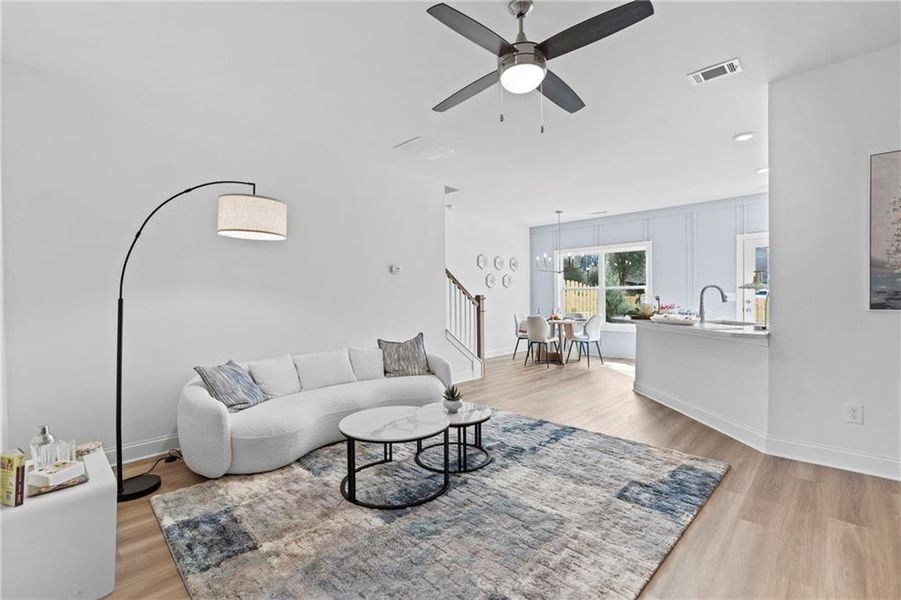 Furnished interior view inside a new home in , Ball Ground (Image 8).