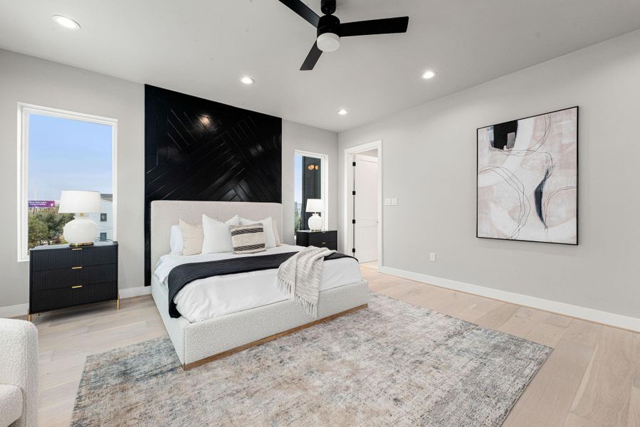 Furnished interior view inside a new home in , Houston (Image 16). Furnished interior view inside a new home in , Houston (Image 16).