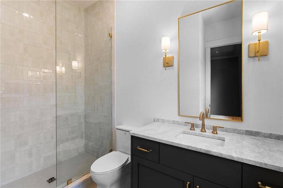 Furnished interior view inside a new home in , Atlanta (Image 6).