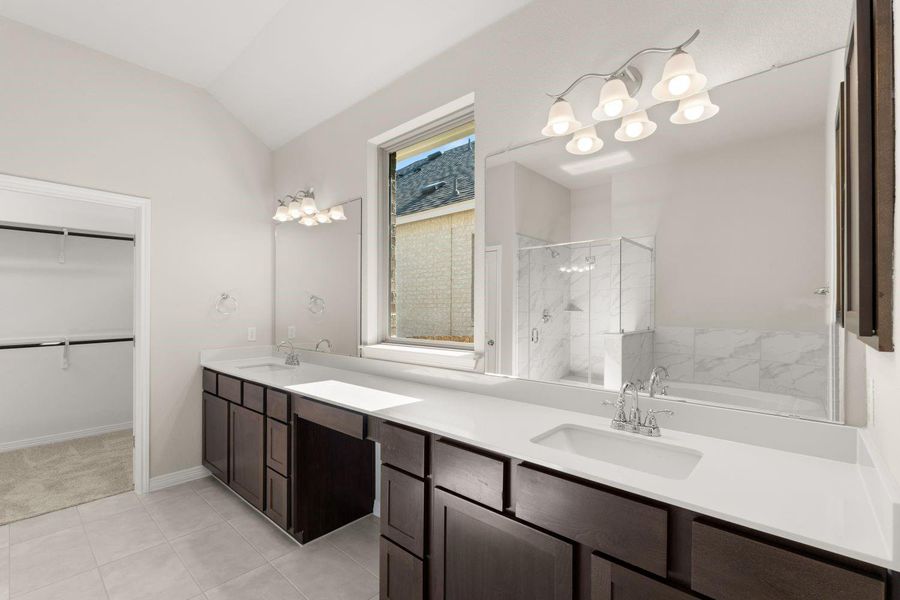 Primary Bath with Dual Vanities