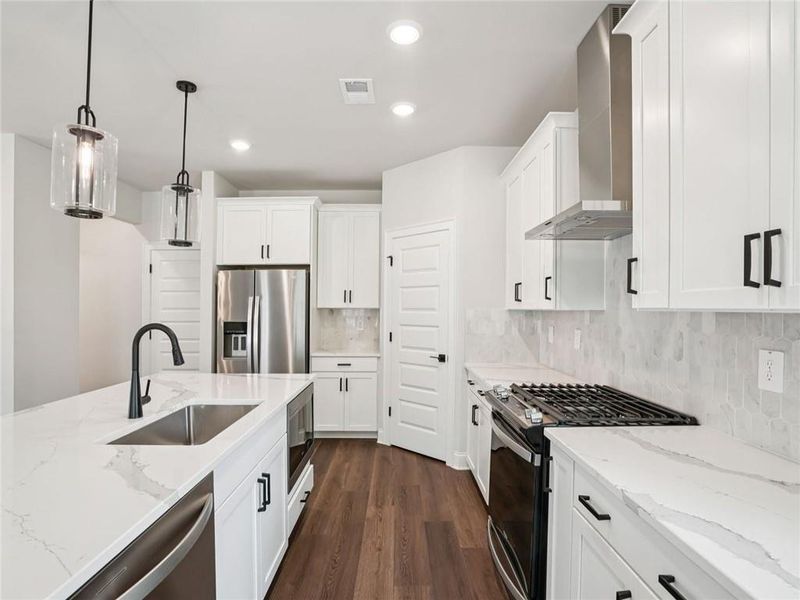 Furnished interior view inside a new home in Hemingway - Cottage Series, Cumming (Image 4).