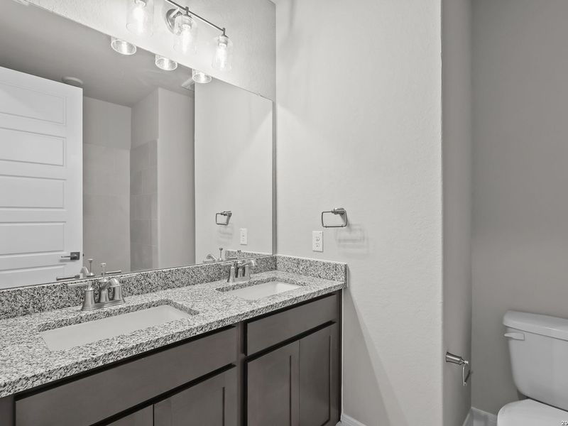 Furnished interior view inside a new home in Ladera, San Antonio (Image 35).