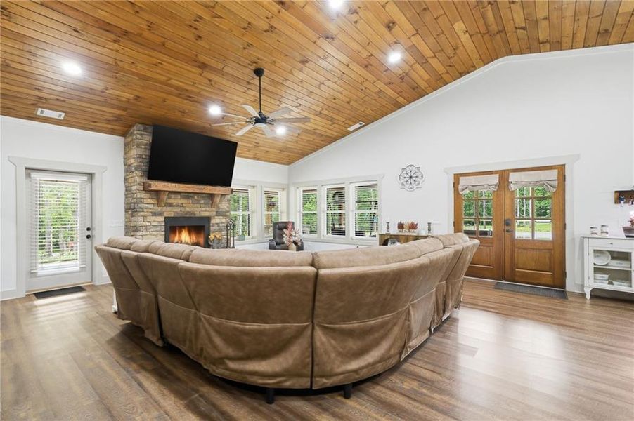 Furnished interior view inside a new home in , Ball Ground (Image 4).