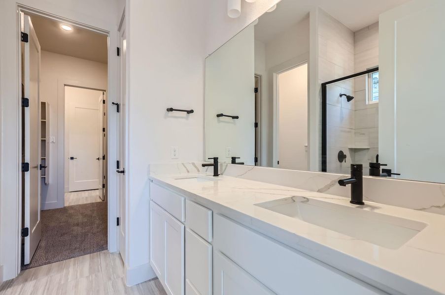 Furnished interior view inside a new home in Chester Ranch Place, Round Rock (Image 9).
