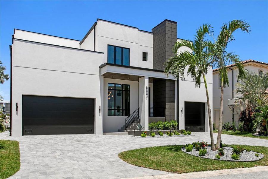 Front exterior of a new home in , Tampa, FL, highlighting curb appeal (Image 23). Front exterior of a new home in , Tampa, FL, highlighting curb appeal (Image 23).