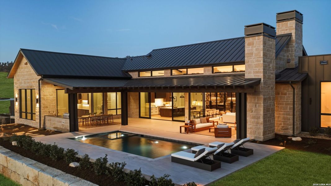 Exterior details and patio area of a home in , Fredericksburg (Image 3). Exterior details and patio area of a home in , Fredericksburg (Image 3).