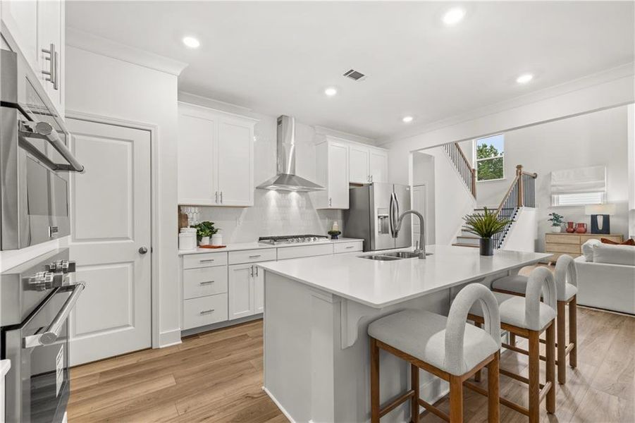 Furnished interior view inside a new home in Wellington Estates, Madison (Image 13).