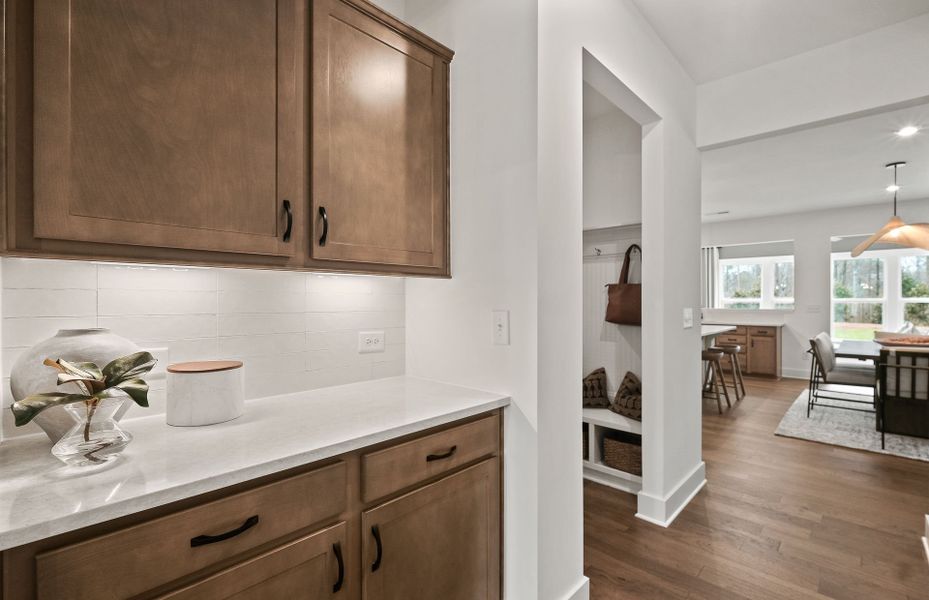 Representative furnished interior of a home built from the Riverton by Pulte Homes in Riversprings, Dacula (Image 8).