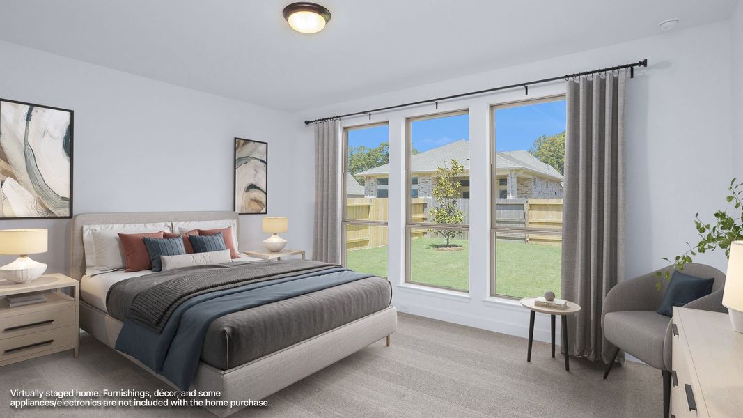 Furnished interior view inside a new home in Artavia, Conroe (Image 4).