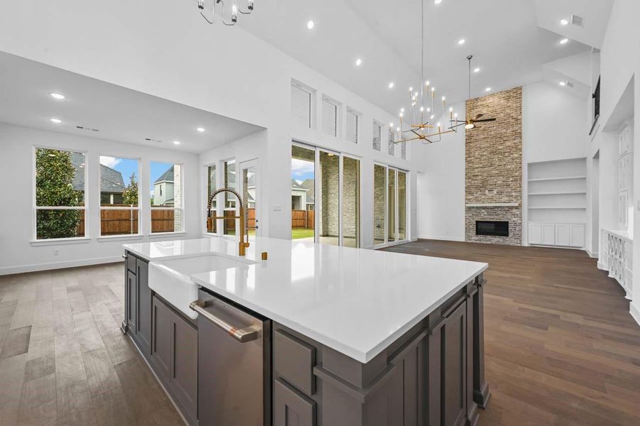 Furnished interior view inside a new home in Elyson: 80ft. lots, Katy (Image 11). Furnished interior view inside a new home in Elyson: 80ft. lots, Katy (Image 11).