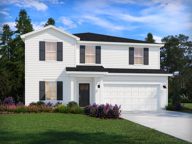 Front exterior of a home in the Mission Hills community, located in La Vergne, TN (Image 10).