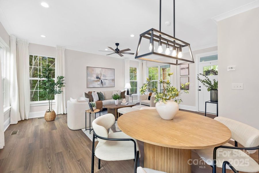 Furnished interior view inside a new home in , Stanley (Image 15).